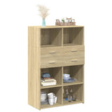 Highboard Sonoma Oak 80x42.5x124 cm Engineered Wood 3281387