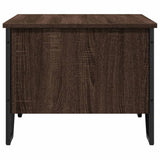 Coffee Table Brown Oak 75x51x40 cm Engineered Wood 848488