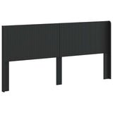 Headboard Black Engineered Wood 889556