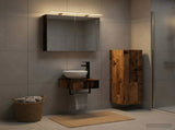 Bathroom Cabinet Set 4 pcs Old Wood Engineered Wood 3407365
