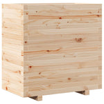 ZNTS Garden Planter 70x40x72 cm Solid Wood Pine 3282629