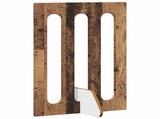 Folding Pet Fence 2 pcs Oak Wood 100.5 x 38 x 70 cm 8005967