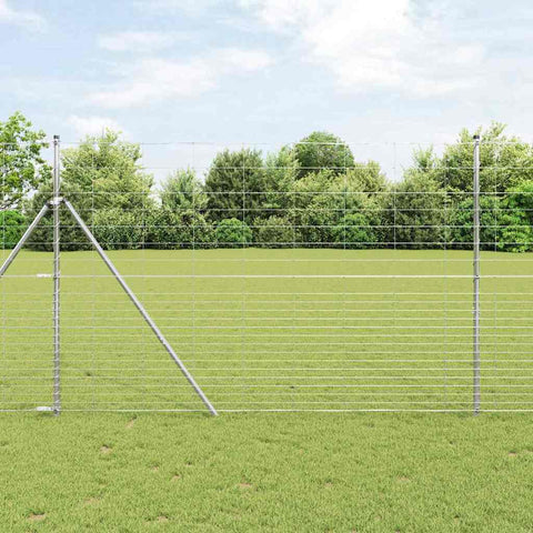 Field Fence Silver 25 x 1.6 m Galvanised steel 42005828
