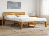 Double Bed Frame with Headboard ROSTOCK White 140 x 200 cm 3405448