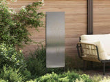 Garden Privacy Screen Silver 32 x 140 cm Galvanised steel 876236