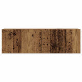 Wall Mounted TV cabinets 4 pcs Old Wood Engineered Wood 3328973
