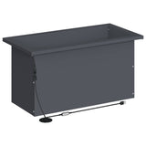 Garden Planter with LED 2 pcs Antracite 30 x 60 x 30 cm Steel 8008089