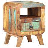 ZNTS Bedside Cabinet 30x30x41 cm Solid Reclaimed Wood 321615