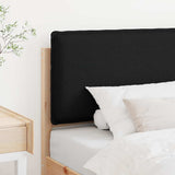 Upholstered Headboard Natural and Black 100 cm Solid Pine Wood 880030