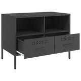 TV Cabinet Black 68x39x50.5 cm Steel 843042