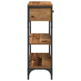 Console Table Old Wood 72.5 x 25 x 75 cm Engineered Wood 863519