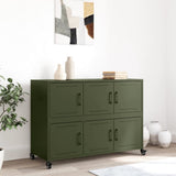 Sideboard Olive Green 100.5x39x72 cm Steel 846744