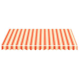 Awning Replacement Fabric Yellow and Orange 3x2.5 m Polyester 312015