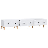TV Cabinet with Drawer White 147 x 34.5 x 30 cm Engineered Wood 894245