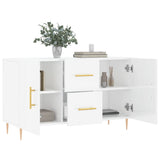 Sideboard High Gloss White 100x36x60 cm Engineered Wood 828158
