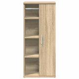 Bathroom Cabinet with Roll Holder Sonoma Oak 39x22x90 cm 858526