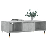 Coffee Table Concrete Grey 104x60x35 cm Engineered Wood 827080