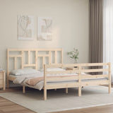 Bed Frame without Mattress 160x200 cm Solid Wood 3194971