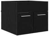 Sink cabinet Black Oak 41 x 38.5 x 46 cm Engineered Wood 8003719