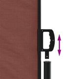 Retractable Side Awning Brown 180x1200 cm 4004839