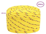 Multipurpose Utility Rope 16 mm 250 m Yellow PP 3473052