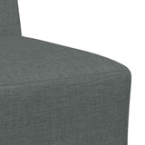Modular Sofa Unit Armless 3 pcs Dark Grey 55 x 74 x 82 cm 3399793