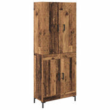 Highboard Old Wood 69.5 x 34 x 180 cm Engineered Wood 3415636