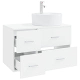 Bathroom Furniture Set 2 pcs White Engineered Wood 3403984