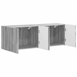 TV Wall Cabinet 2 pcs Grey Sonoma 59.5 x 31 x 40 cm 892342