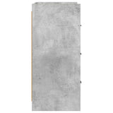 Sideboard Concrete Grey 75 x 33 x 80 cm Engineered Wood 8011102
