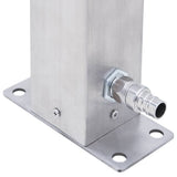 Water Column Silver Stainless steel, Polypropylene Large Durable 364498
