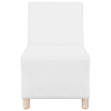 Modular Sofa Unit Armless 3 pcs White 55 x 74 x 82 cm 3399819