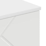 Bathroom Cabinet with Door High Gloss White 30 x 31.5 x 61 cm 883348