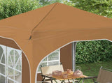 Pop-up Party Tent 192 x 192 x 245 cm Beige 42019826
