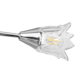 289236 Ceiling Lamp with Transparent Glass Shades for 5 E14 Bulbs Tulip