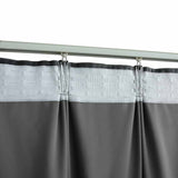 Blackout Curtain with Hooks Velvet Anthracite 290x245 cm 134503