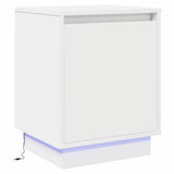 Bedside Cabinet 2 pcs White 39 x 34.5 x 50 cm Engineered wood 869595