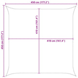 Sun Shade Sail Orange and Brown 4.5 x 4.5 m 42030969