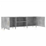 TV Cabinet Concrete Grey 150x30x50 cm Engineered Wood 829080