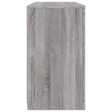 Sideboard with LED Lights Grey Sonoma 123x37x67 cm 3209084
