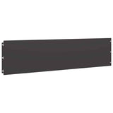 Lawn Edgings 20 pcs Black 25x103 cm Cold-rolled Steel 860172