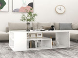 Coffee Table White 100x50x40 cm Engineered Wood 806921