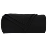 Throw Blankets 6 pcs Black 270 x 240 cm Fleece 42017068