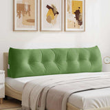 Back Pillow Light Green 180 x 24 x 50 cm Velvet 42014577