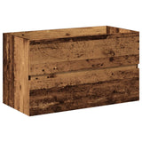 Sink Cabinet with Built-in Basin Old Wood 3328923