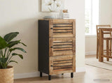 Storage Cabinets Natural 40 x 33 x 110 cm Solid Mango Wood 4018873