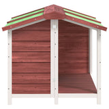 Dog Kennel Mocha 96x87x80.5 cm Solid Wood Pine 172266