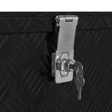 Aluminium Box 80x30x35 cm Black 146442
