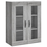 Highboard Grey Sonoma 69,5x34x180 cm Engineered Wood 3198439