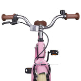 Kids Bike 20 Inches for 6-11 Years Old Light Pink 42009197